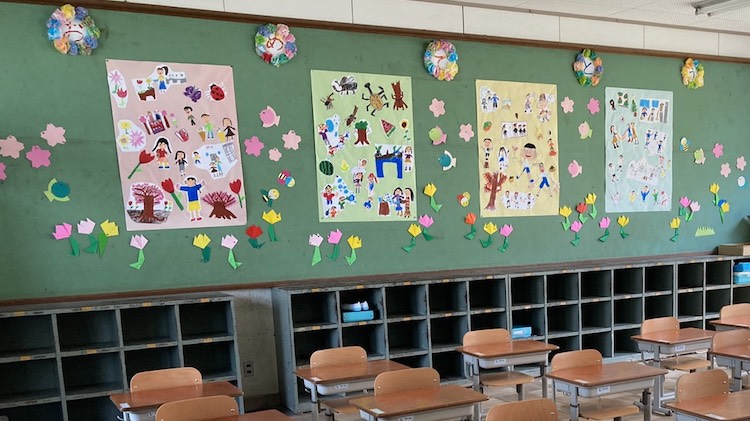 2021年度 入学式(4/8)教室後